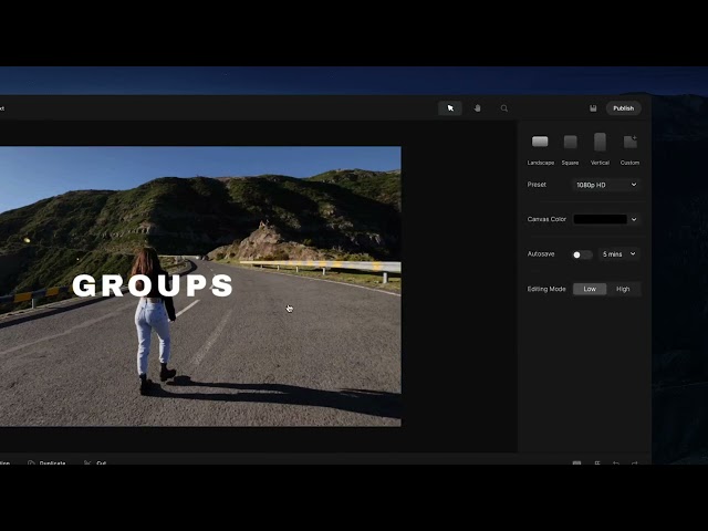 CreateStudio - Working with Groups