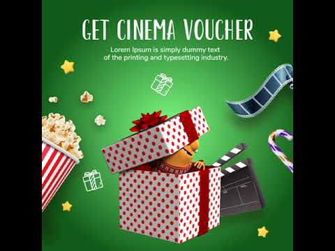 Cinema voucher Christmas gift