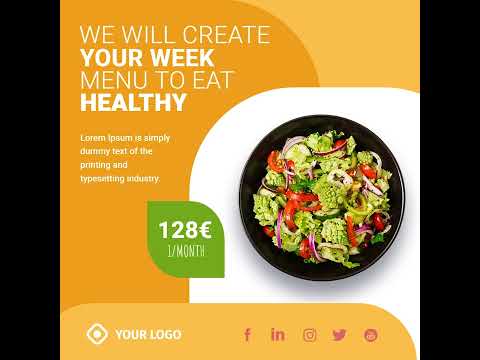 We Can Create Your Week Menu