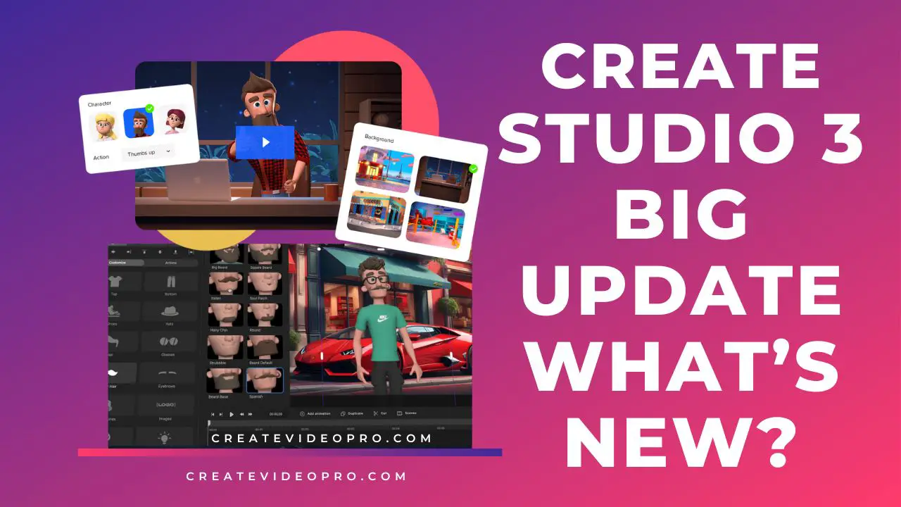 CreateStudio 3 / CreateStudio Pro 3.0 Big Update with New Features 2023 2024