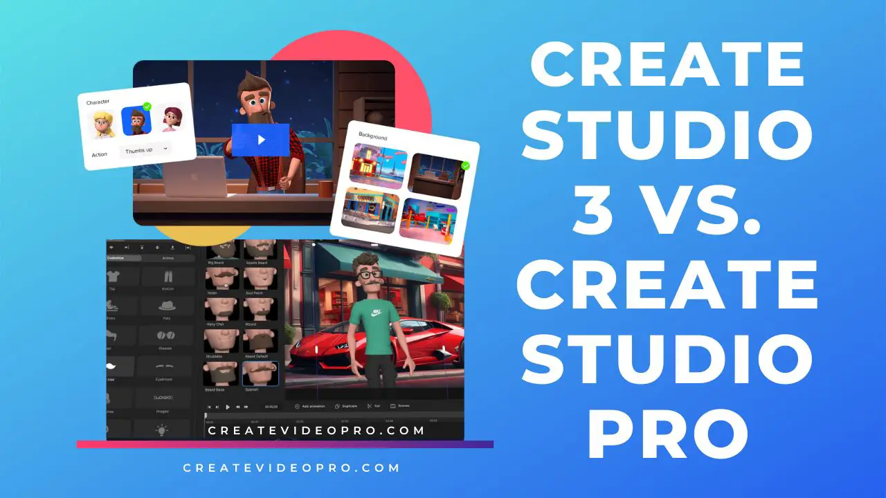 CreateStudio 3 vs CreateStudio Pro Big Update Difference